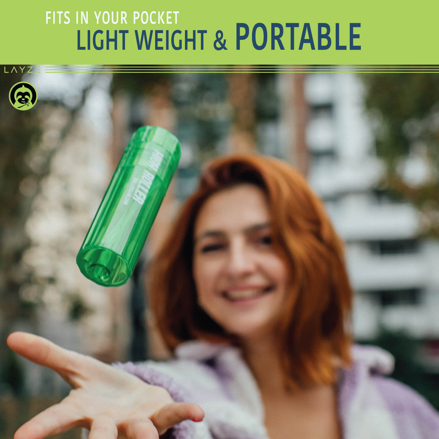 CLEAR HIGHROLLER Herb Grinder & Cone Loader | Portable Pre Roll Cone Filler | CL