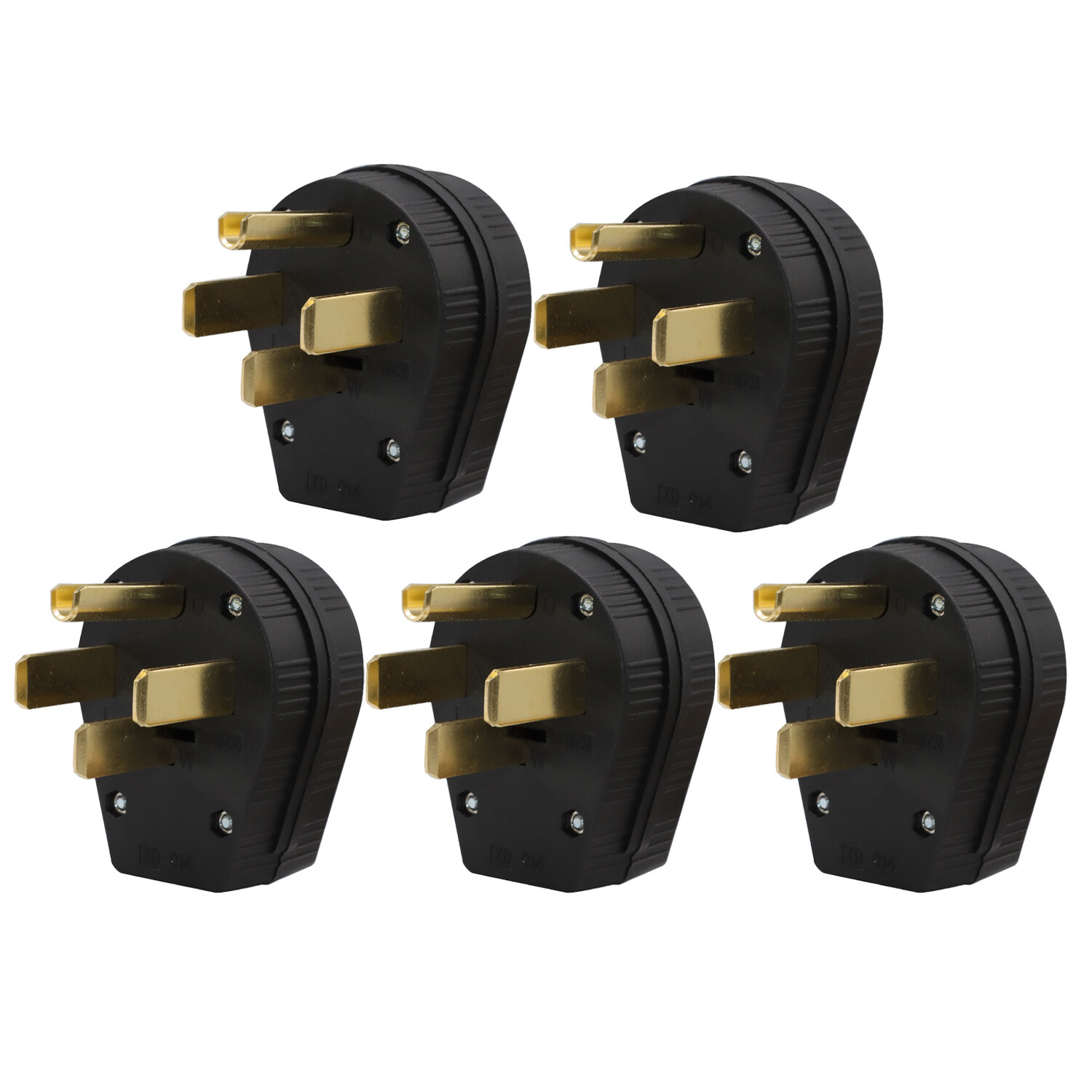 5PCS Fit for NEMA 14-50P Male Plug 50A 125/250V Dryer RV Generator Plug 14-50