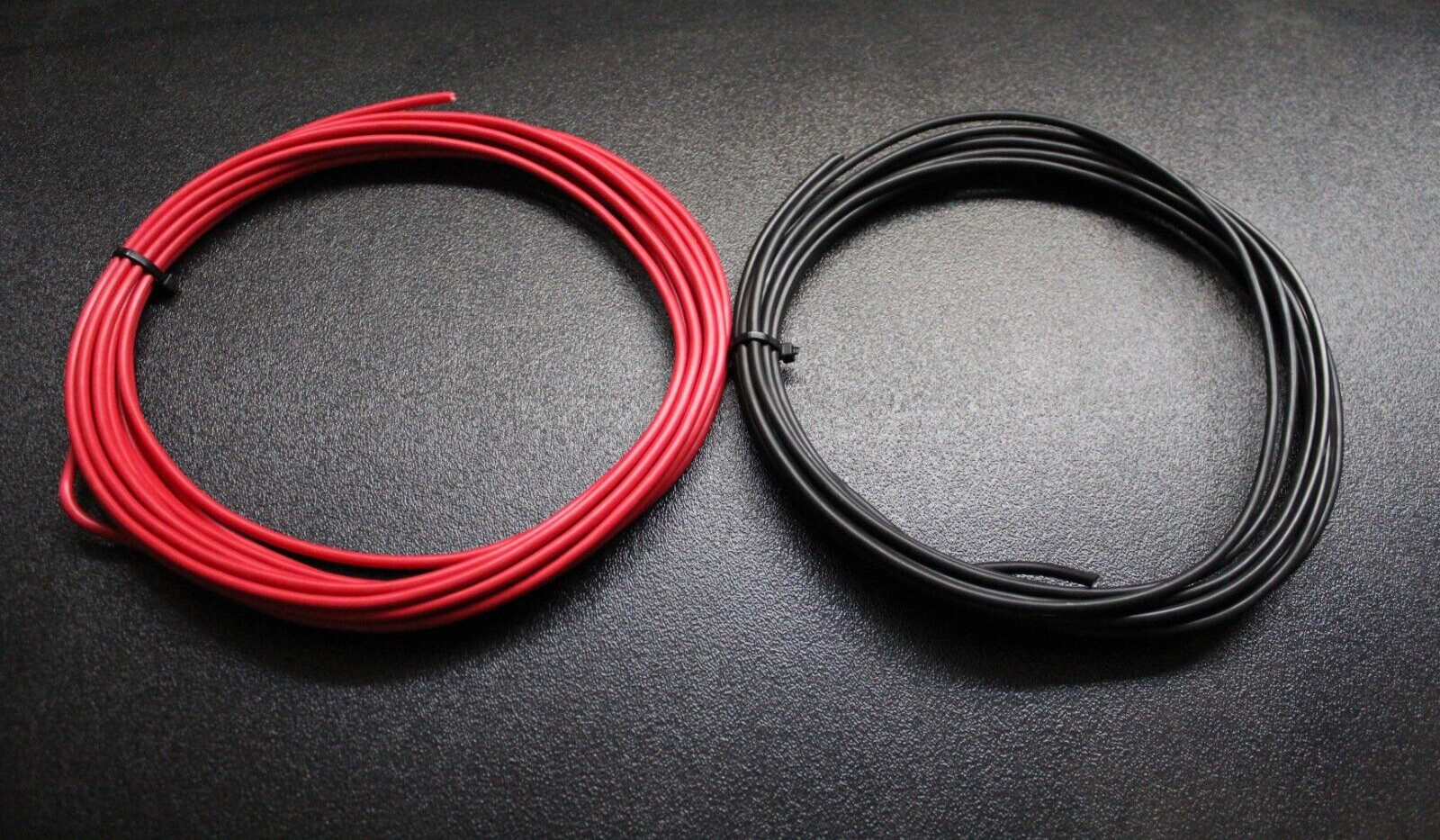 10 GAUGE WIRE RED & BLACK 25 FT EACH PRIMARY AWG STRANDED COPPER POWER GROUND