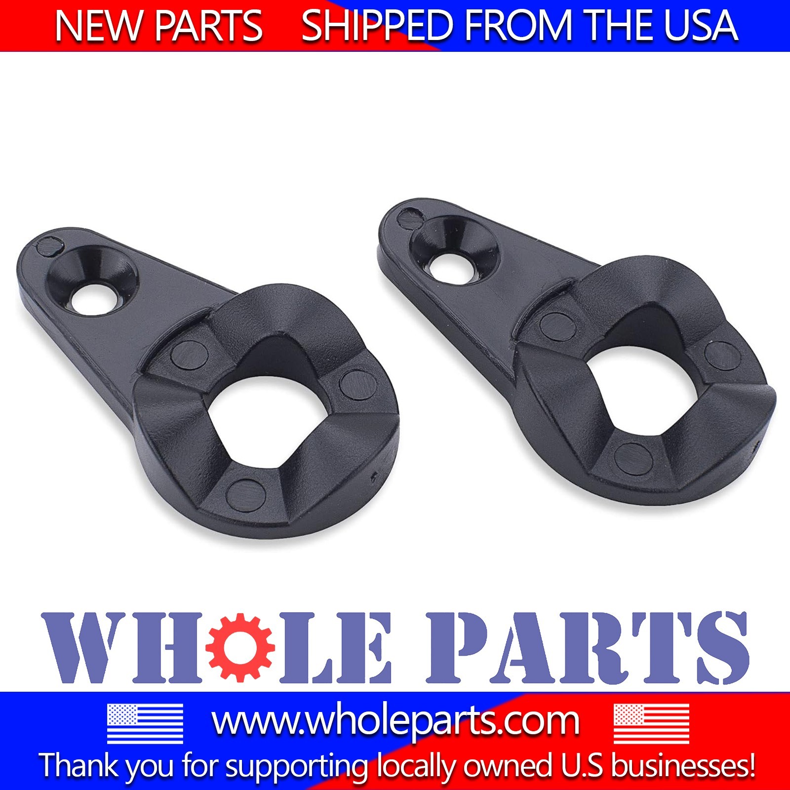 NEW 240457702 Refrigerator Door Closure Cams (2-pc SET) for Frigidaire