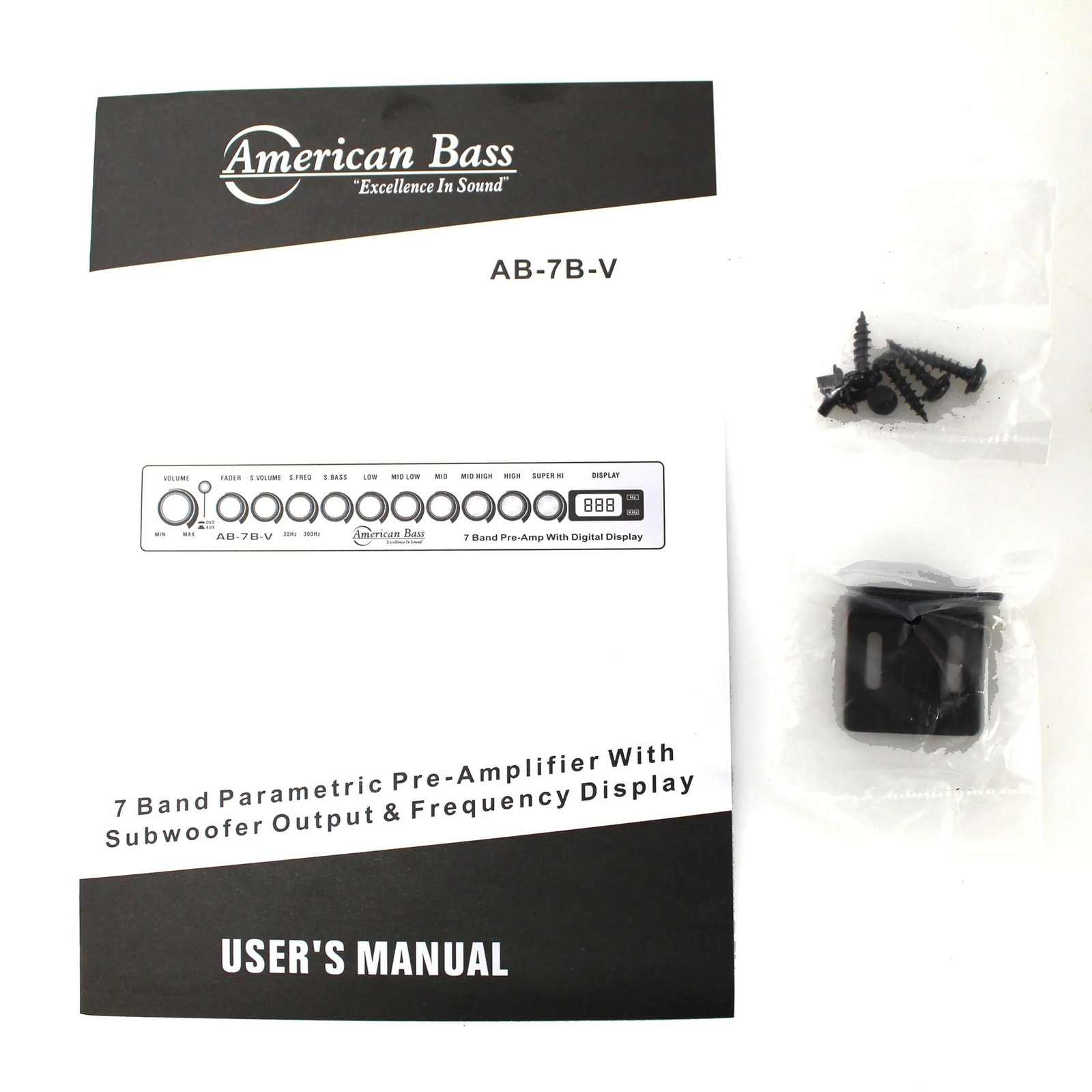 High End 7 Band Equalizer Voltage Display