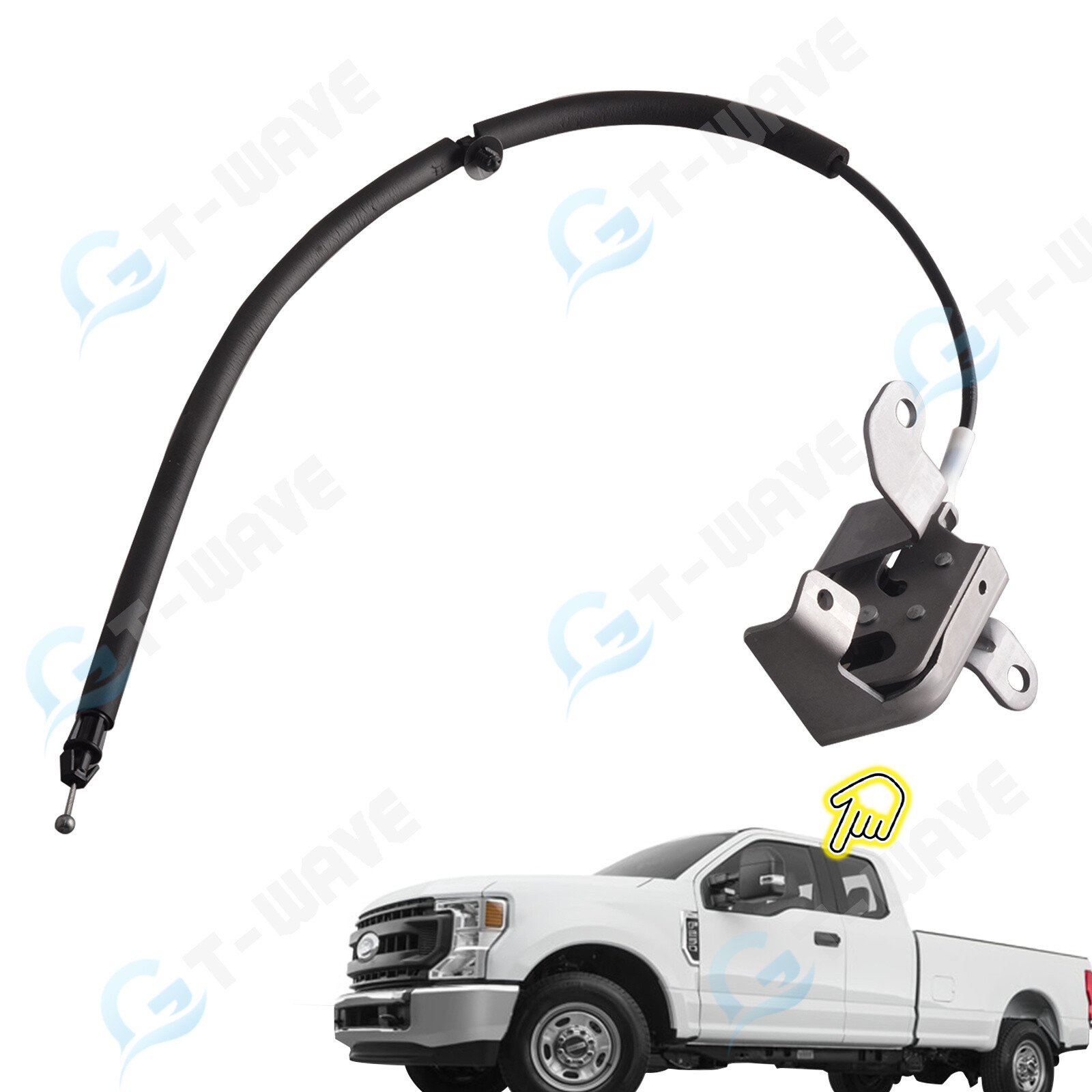 Rear Left Driver Door Lock Upper Latch for 2017-20 Ford Super Duty F250 F350