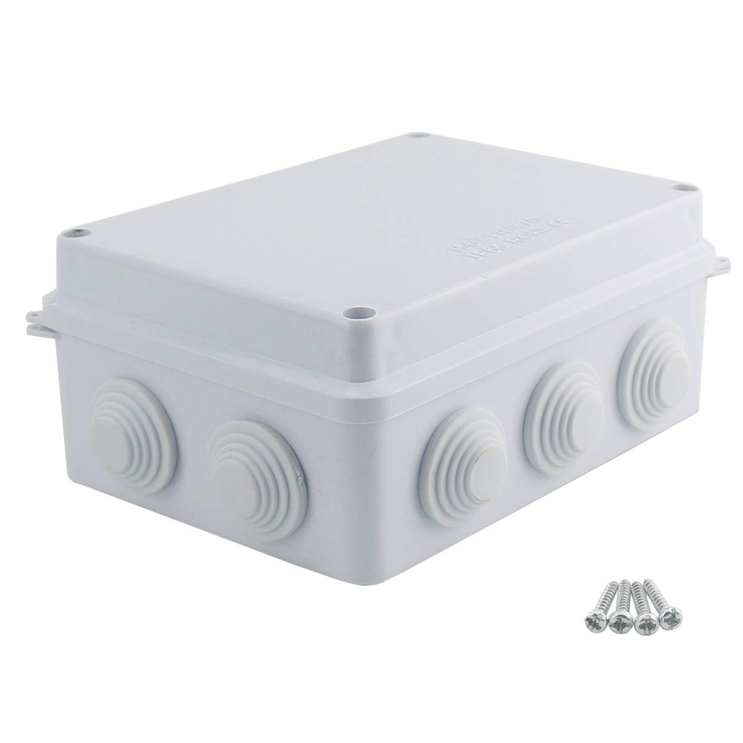 Sunnyglade ABS Plastic Electrical Junction Box IP65 Waterproof Universal Outl...