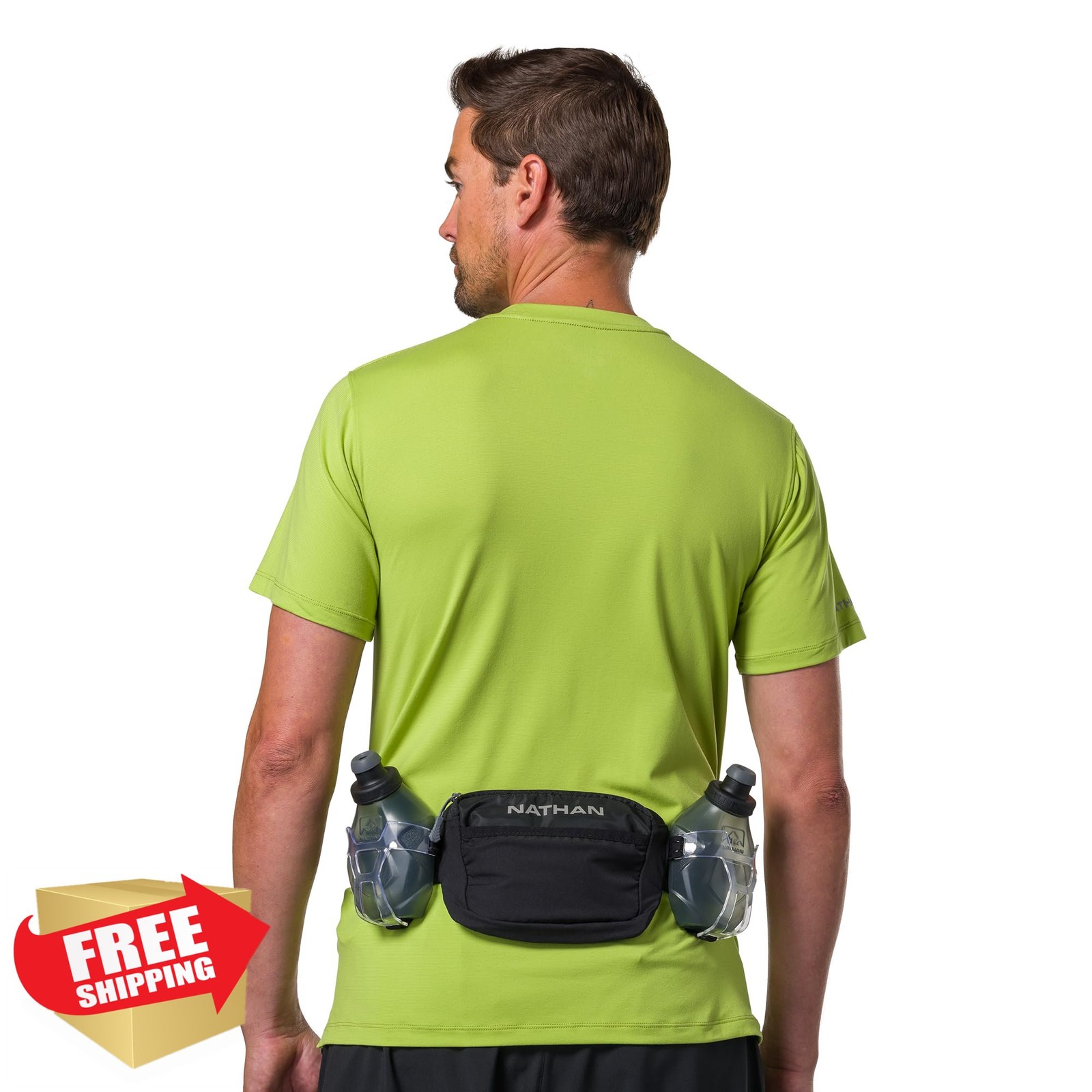 Nathan Running Belt Hydration Flasks Pockets Insulated Walking