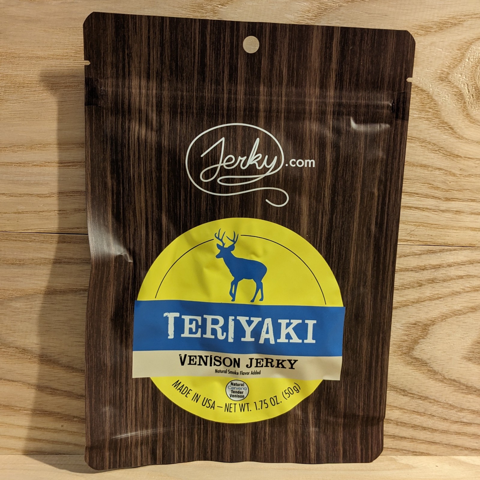 Jerky.com teriyaki venison exotic jerky