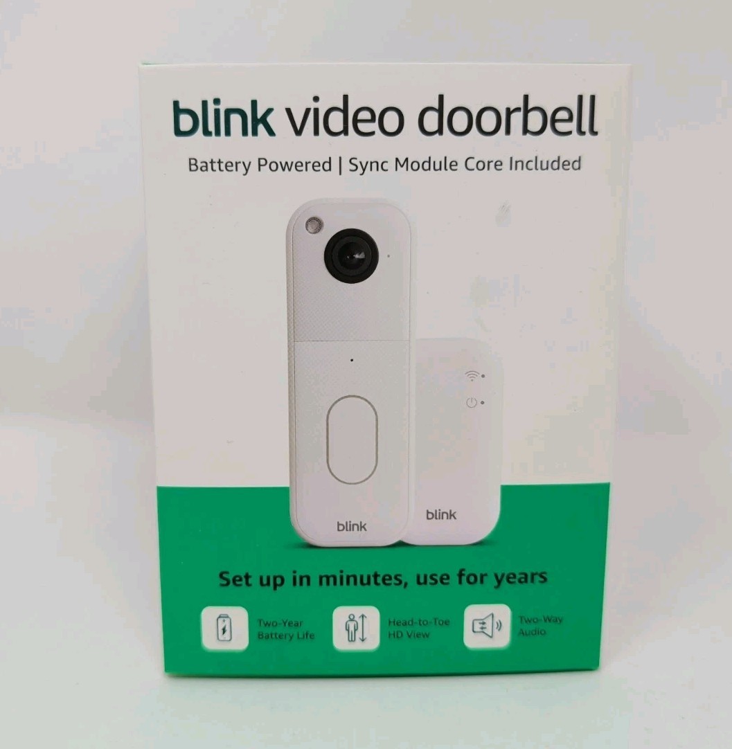 NEW Blink Video Doorbell System Head-to-Toe Module Core White 2ND GEN BATTERY