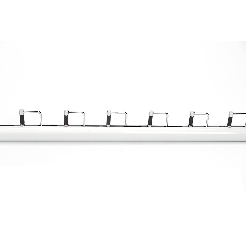 8PCS Eyeglasses Storage Rack Hold 12 Frames Optical Frames Display Rod w/ Lock