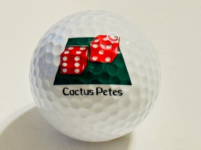 Golf Ball w/ Logo - Cactus Petes