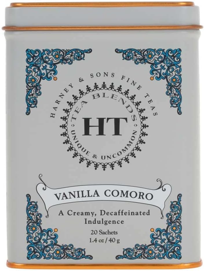 Tea Decaffeinated, Great Present Idea, Vanilla oro, Tin