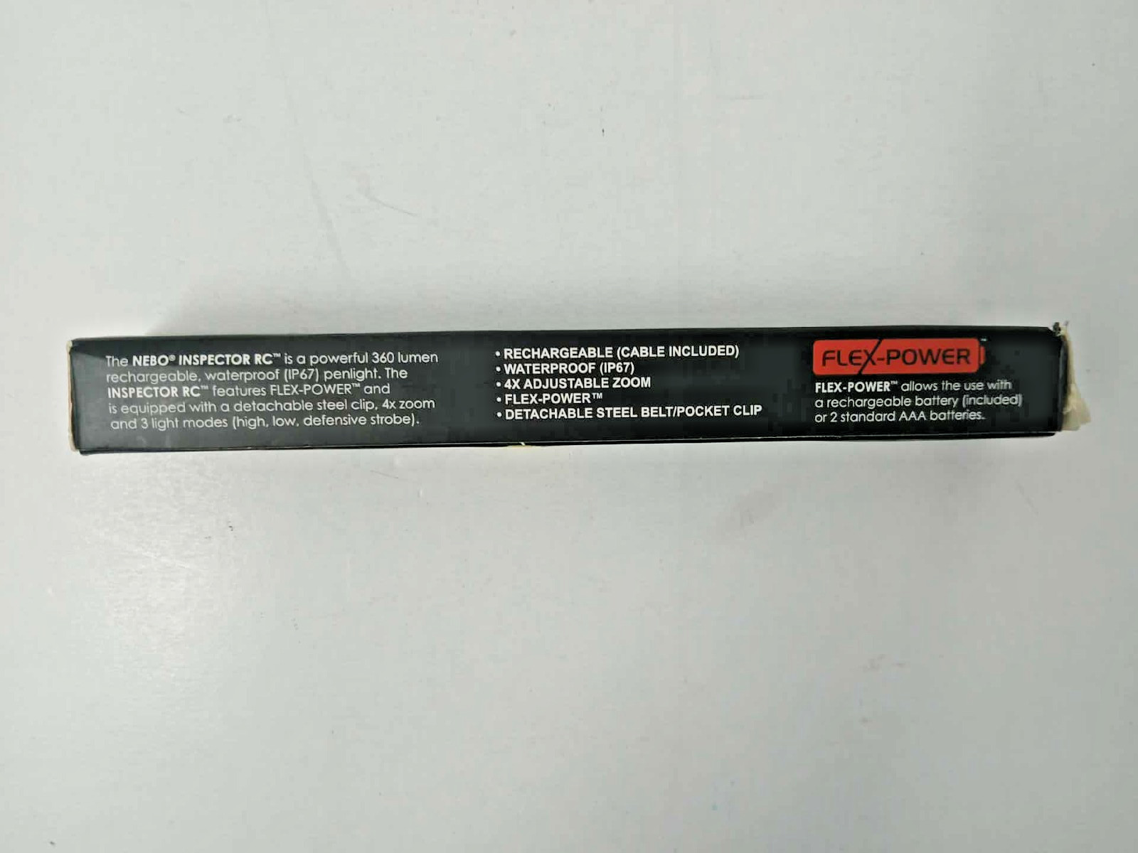 Nebo Inspector RC 6810 Penlight Rechargeable & Waterproof 3 Light Modes