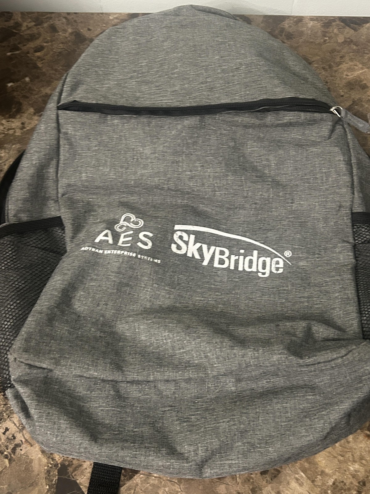 Huntsville AL SkyBridge Adtran Gray Promo Backpack Bag Laptop Travel