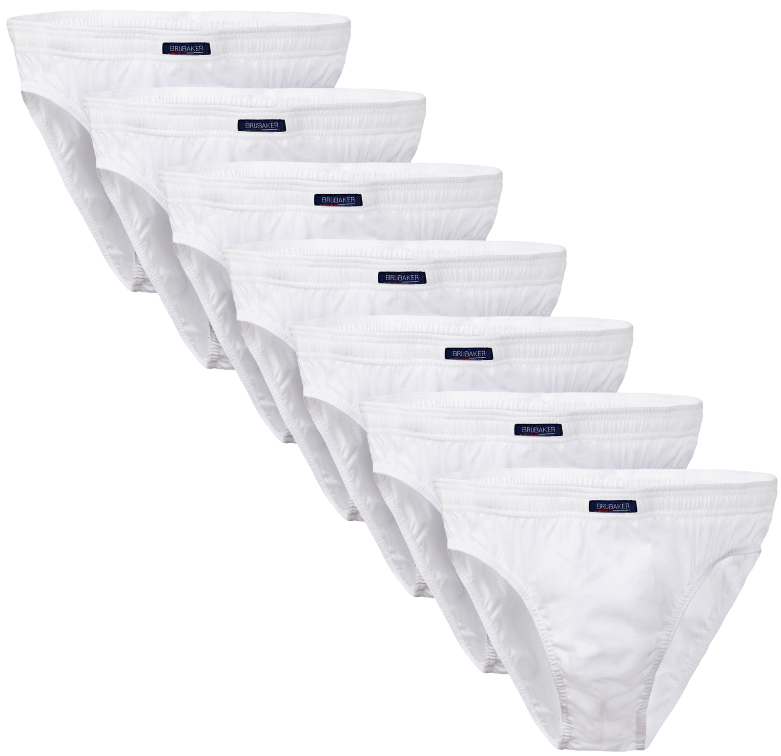 BRUBAKER Men's Basic Sport Brief 7-Pack