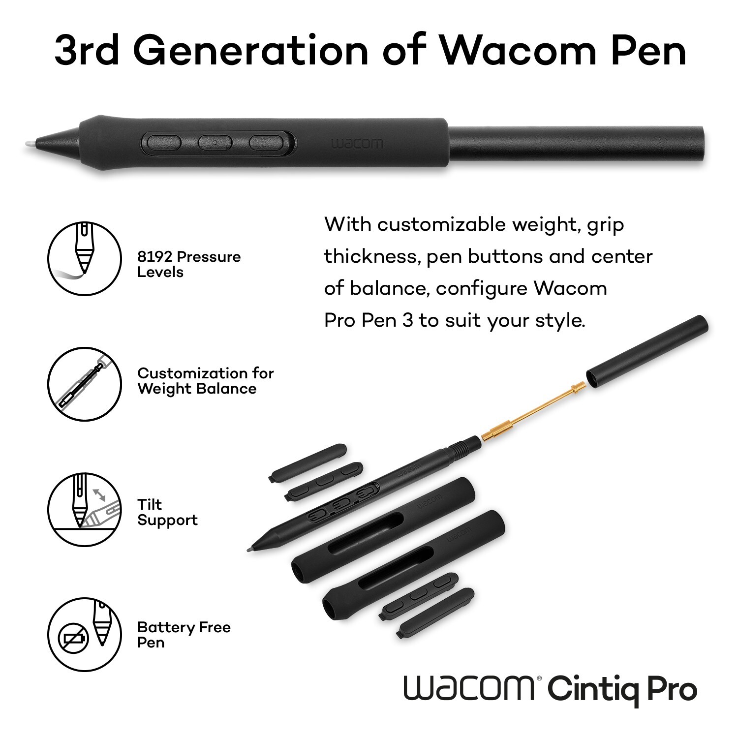 Wacom Cintiq Pro 27 Creative Pen Display, New