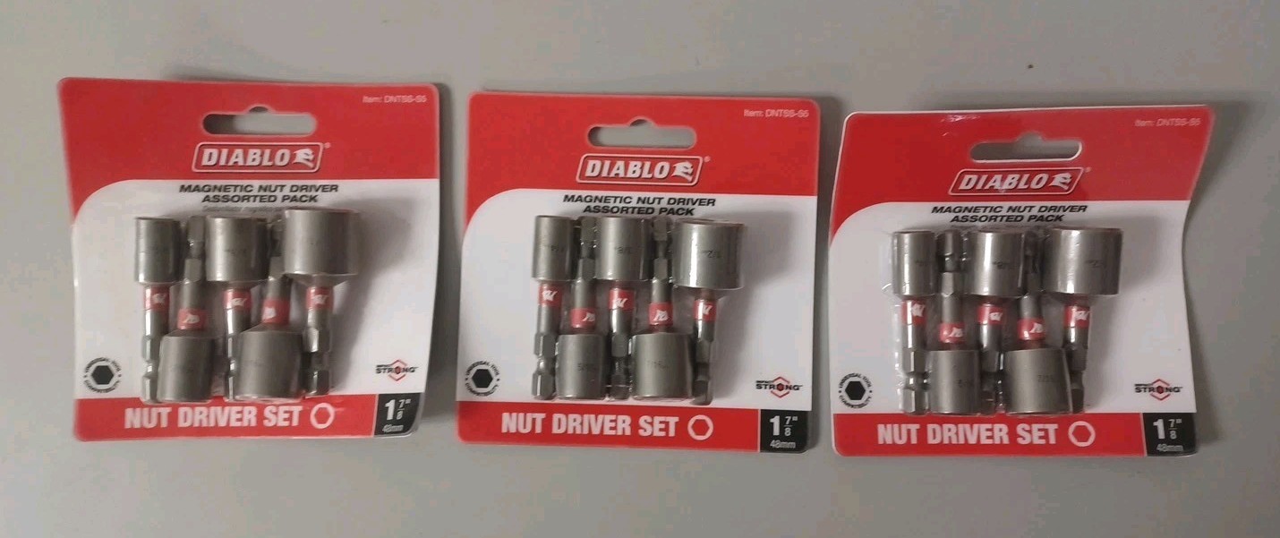 Set Of 3 Diablo Nut Driver Sets (DNTSS-S5)