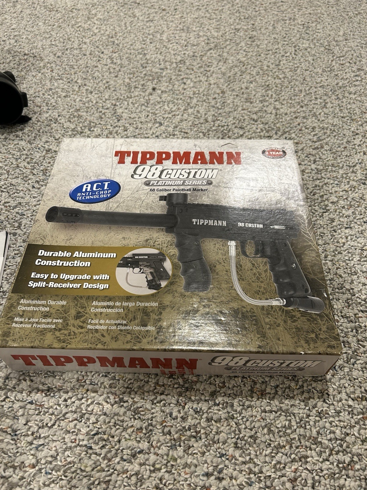 Tippmann 98 Custom Platinum Paintball Marker - Beginner Package