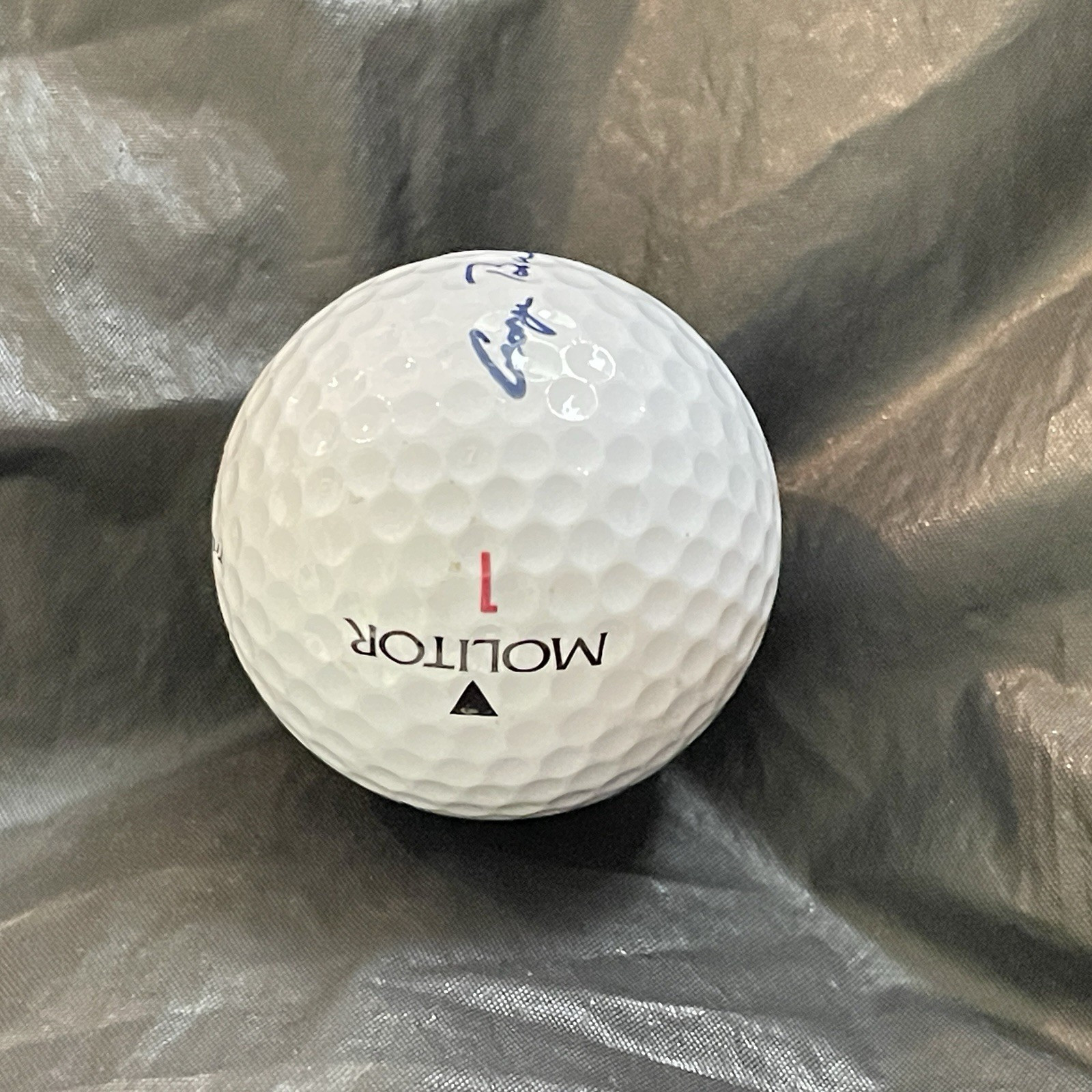 George Bush Golf Ball 41@80 Molitor 1 Titanium Power