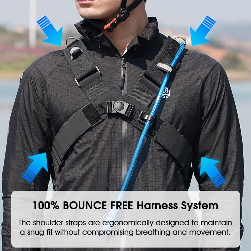 WEST BIKING 2L Water Bladder Bag 10L Cycling Hiking Hydration Pack Backpack