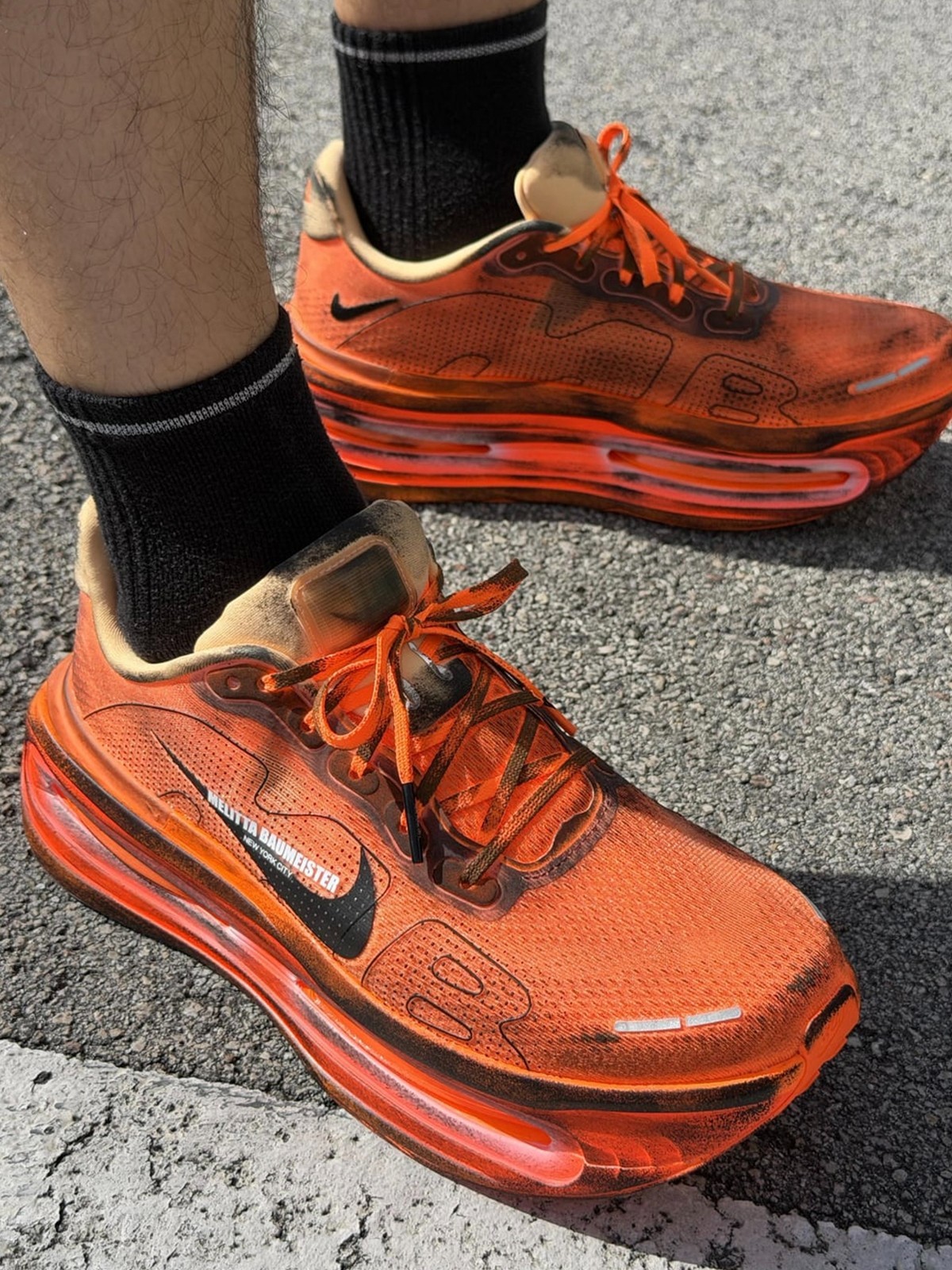 # Men's Size Melitta Baumeister x Nike Vomero Premium 'Total Orange'