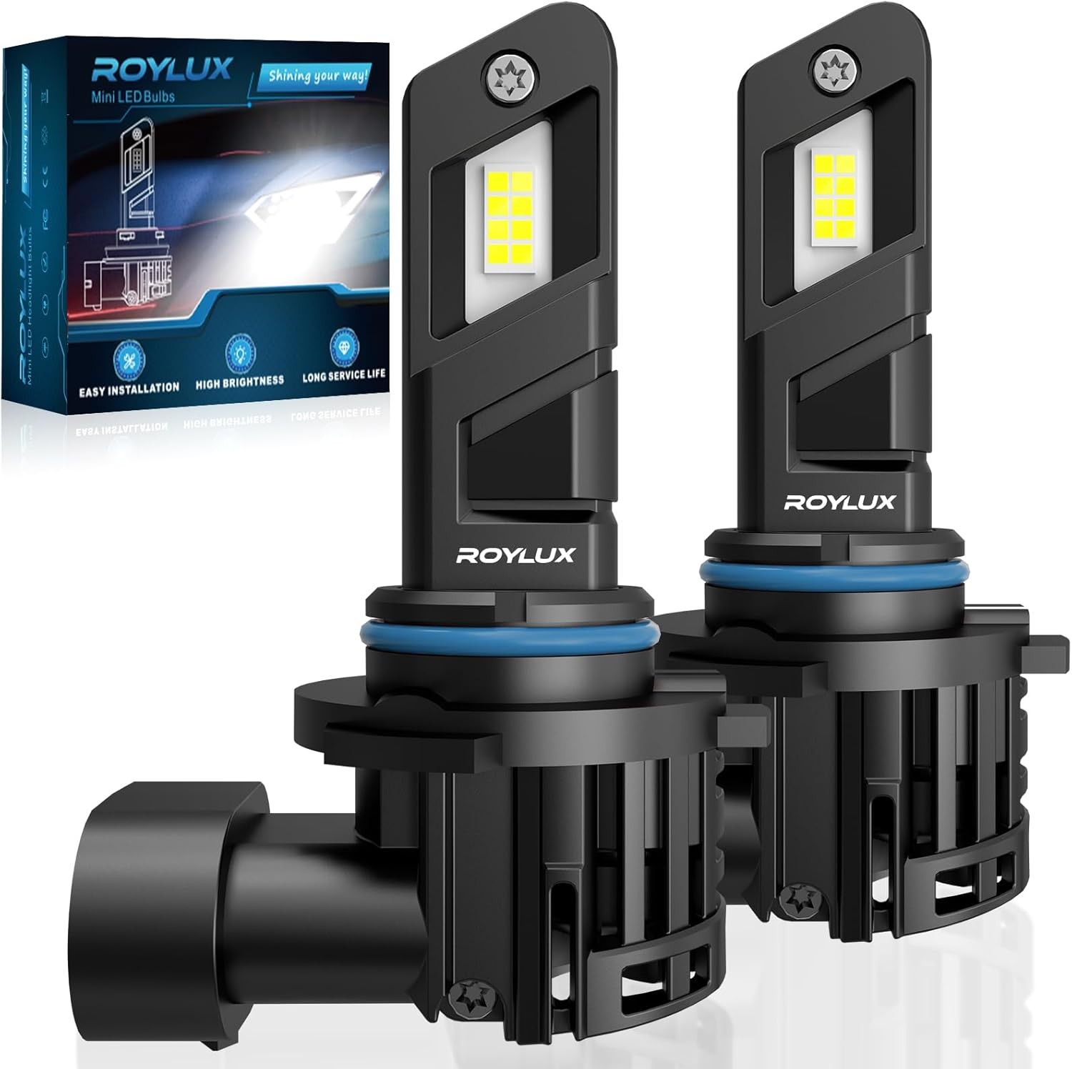 HB4 Fog Light Bulbs, 20000LM 600% Brightness Canbus Ready Plug and Play 9006