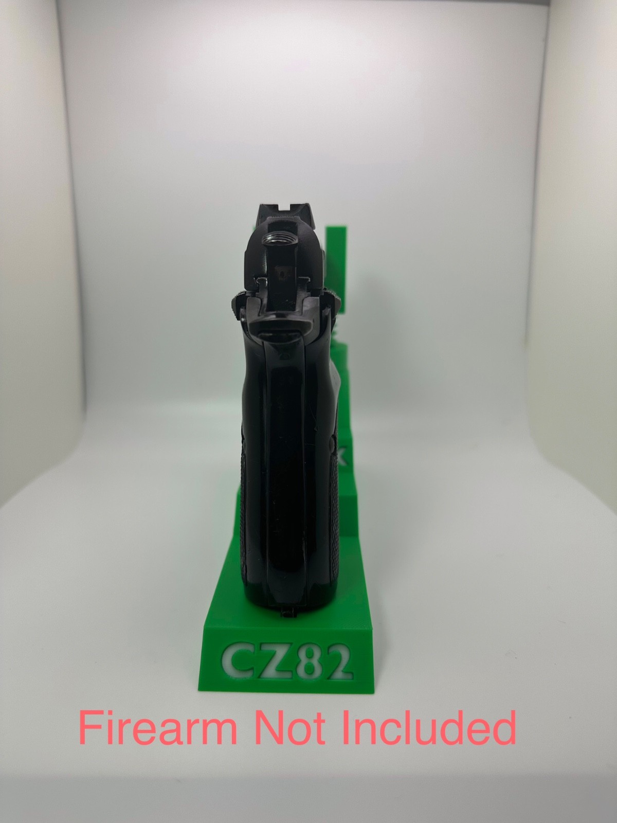 Custom Pistol Stand designed for CZ Model 82 3d printed safe storage