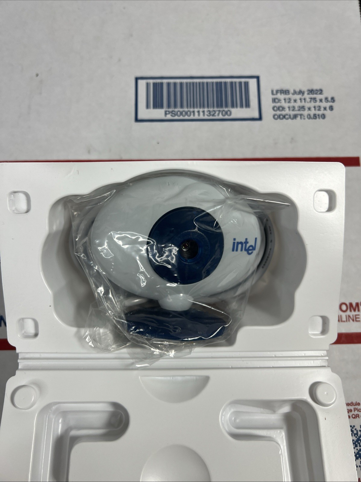 Vintage Intel CS110 Webcam White - NEW / Open Box - SAME DAY SHIP - WARRANTY