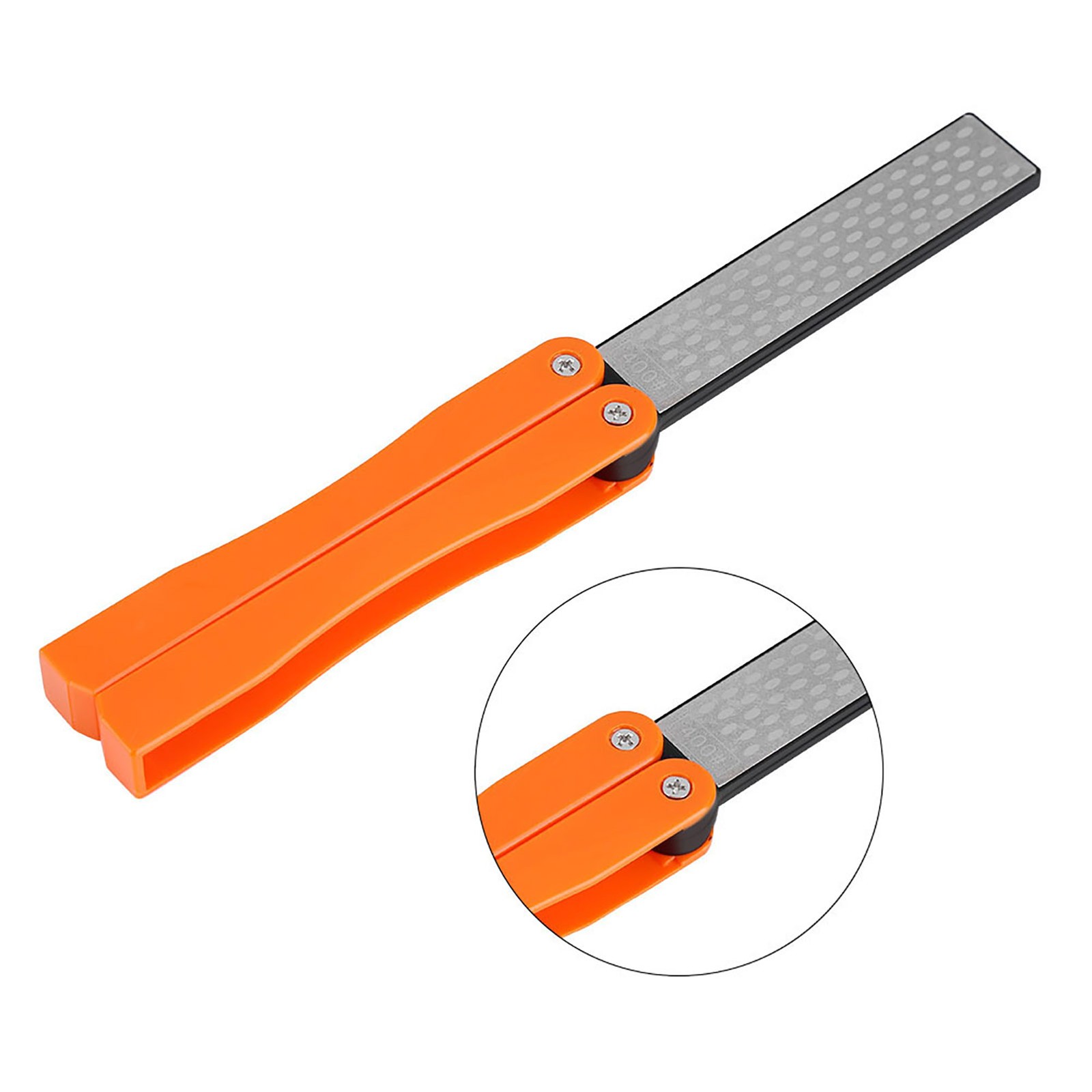 Outdoor Camping Folding Double Sided 400/600 Sharpener Stone Whetstone