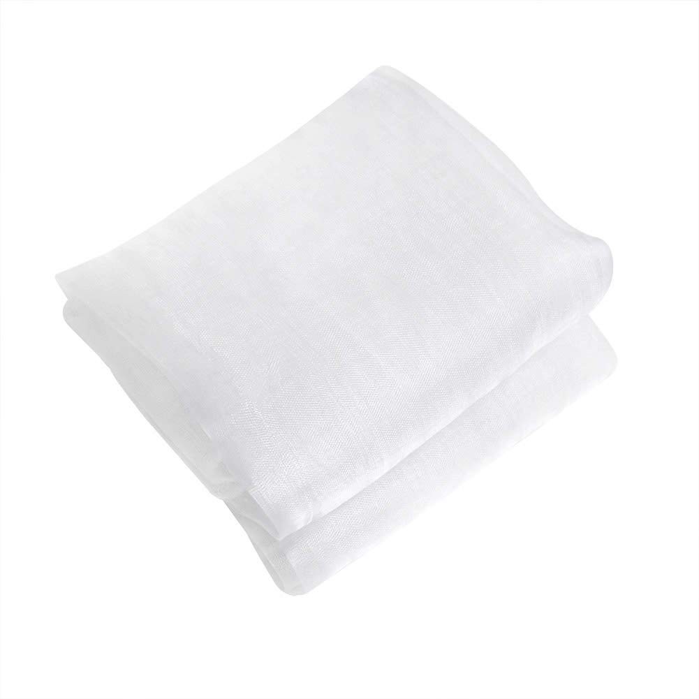 10Ftx 25Ft Mosquito Bug Insect Bird Fine Mesh Net Barrier 10Ft x 25Ft, White