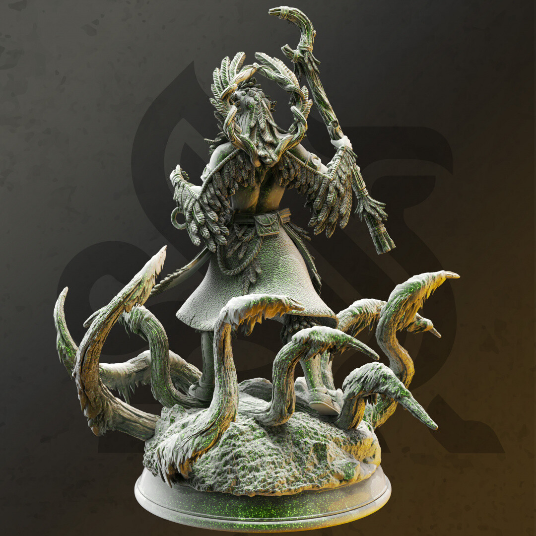 Zarbaeth Elf Arch Druid Miniature | D&D DnD |