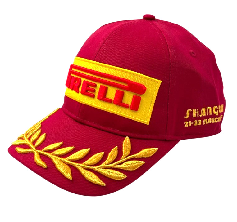F1 Racing Tire Partner Maroon Podium Cap 2025 Chinese GP @ Shanghai. Factory 2nd