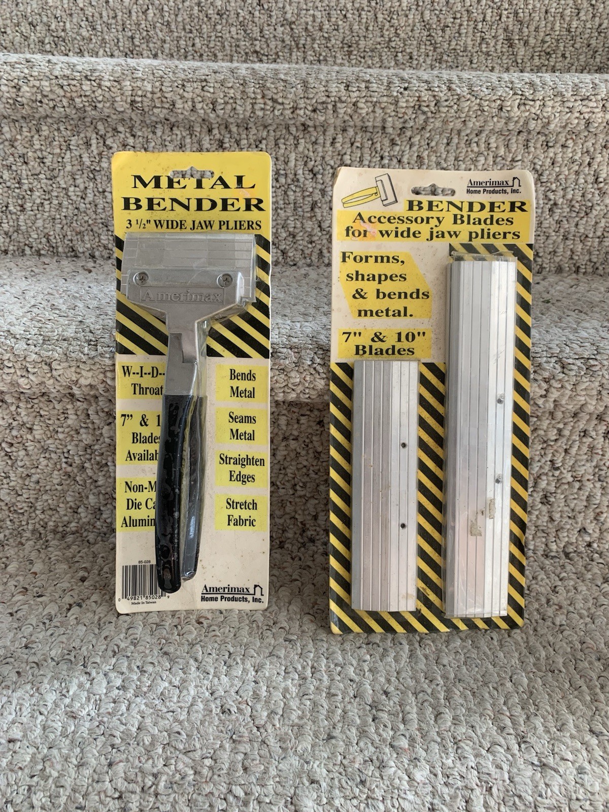 Amerimax 3 1/2” Wide Jaw Metal Bender Pliers With 7” & 10” Accessory Blades