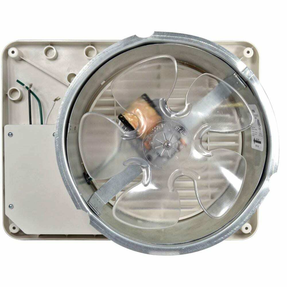 Suncourt Thru Wall Fan Variable Speed Hardwired Quiet Operation Rotating Grille
