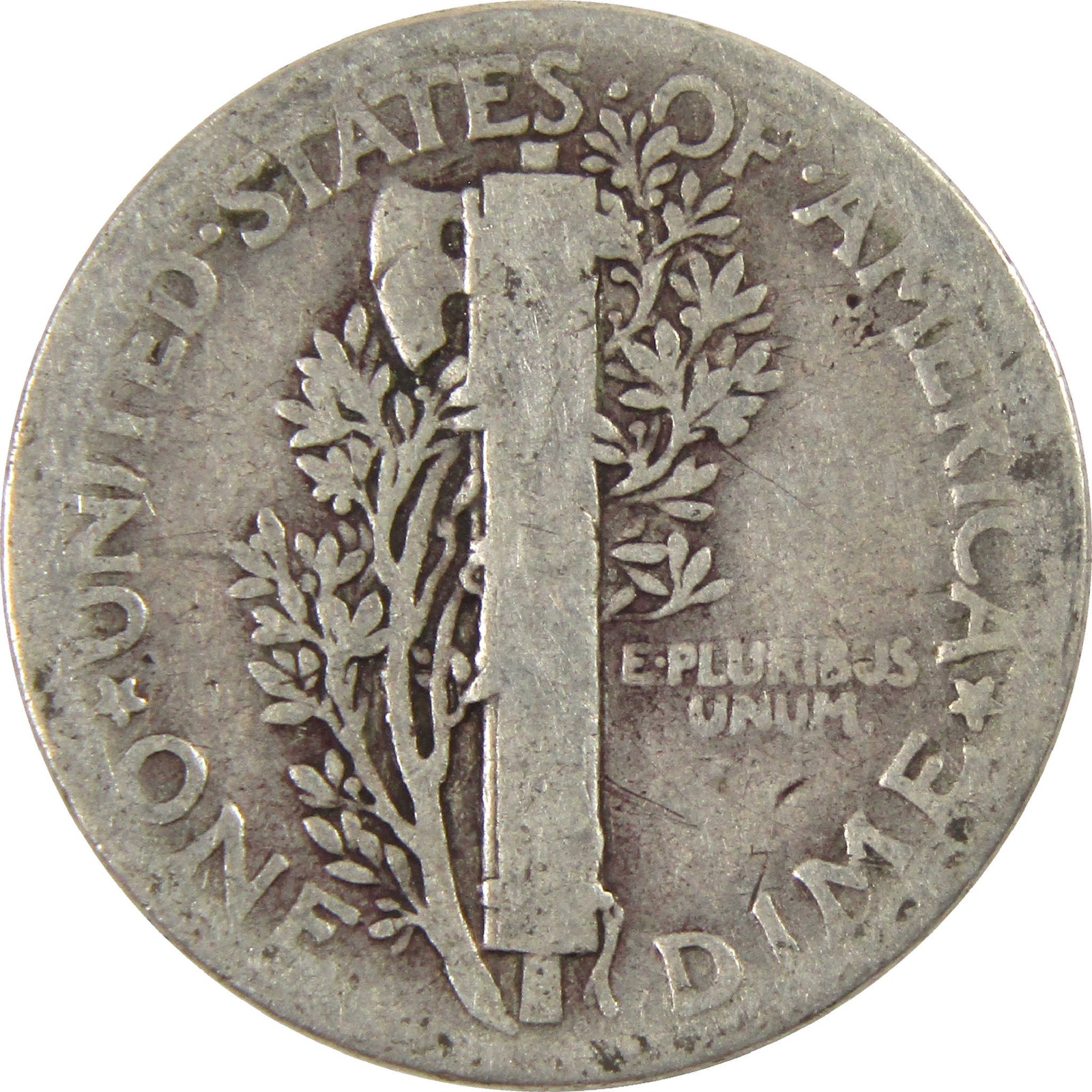 1925 Mercury Silver Dime G Good 10c Coin Collectible
