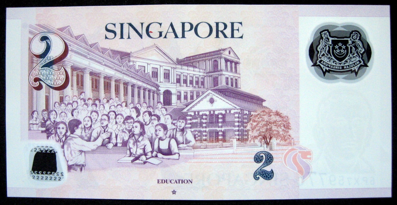 SINGAPORE - TWO DOLLARS ND (2005) UNC P46j