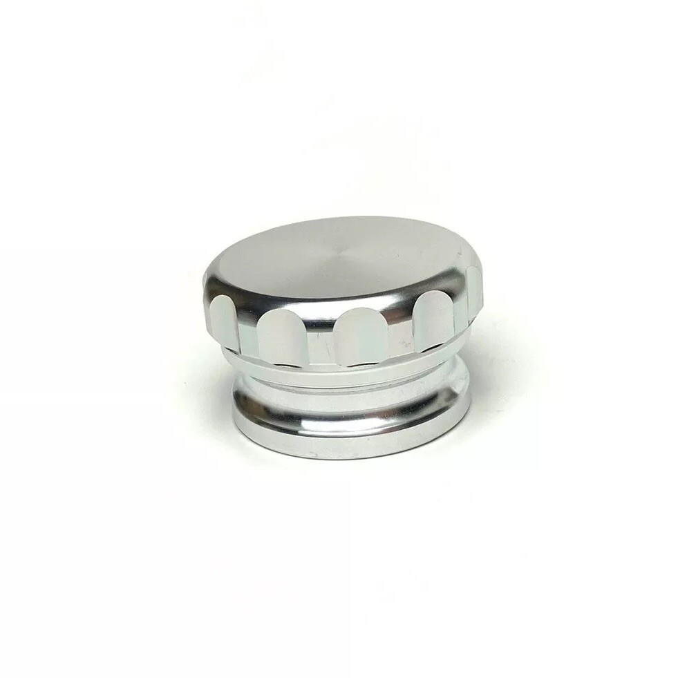 2" 50.8mm Weld On Filler Neck And Cap Oil Fuel Water Tank Silver Aluminum Alloy