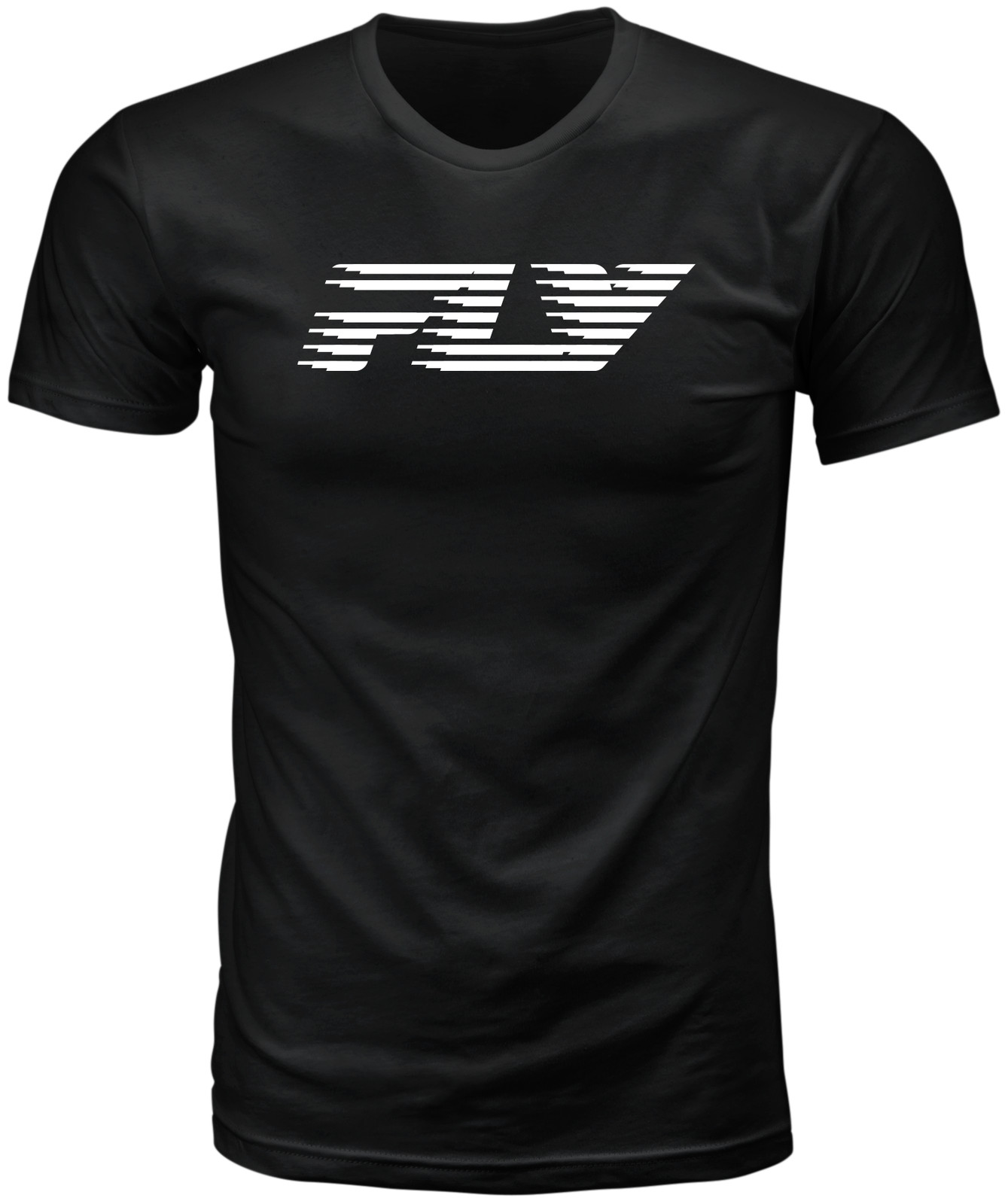 FLY RACING - Fly Fast Tee Black Md | 354-0400M
