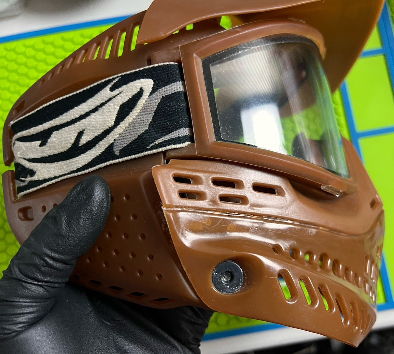 JT PROFLEX IZE - OG / BROWN - PAINTALL MASK GOGGLES - VINTAGE PROSHIELD THIN