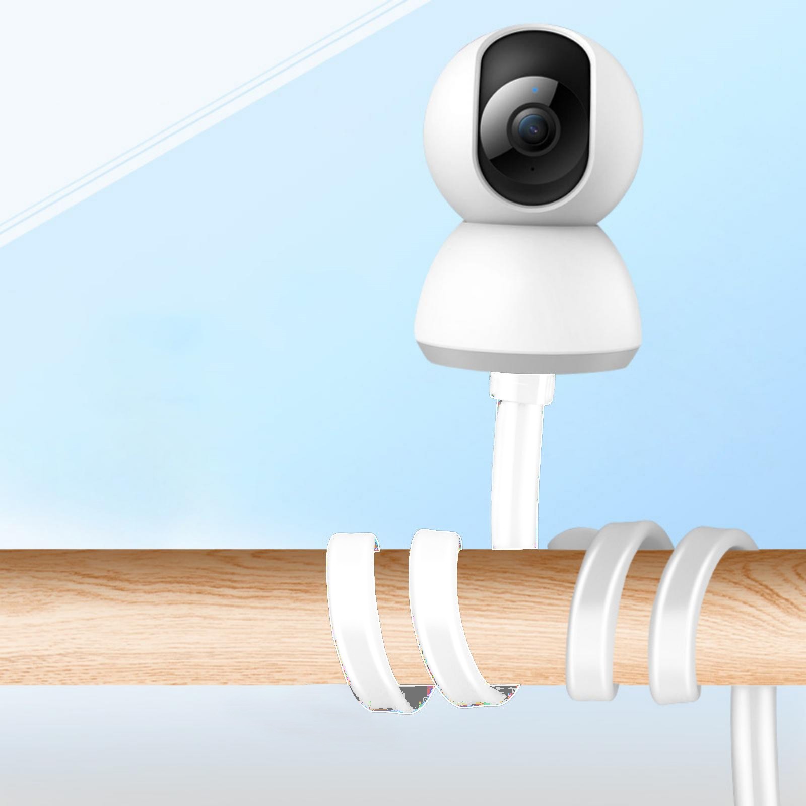 New 1/4'' Flexible Twist Mount Base Bracket Accessories For Security Camera