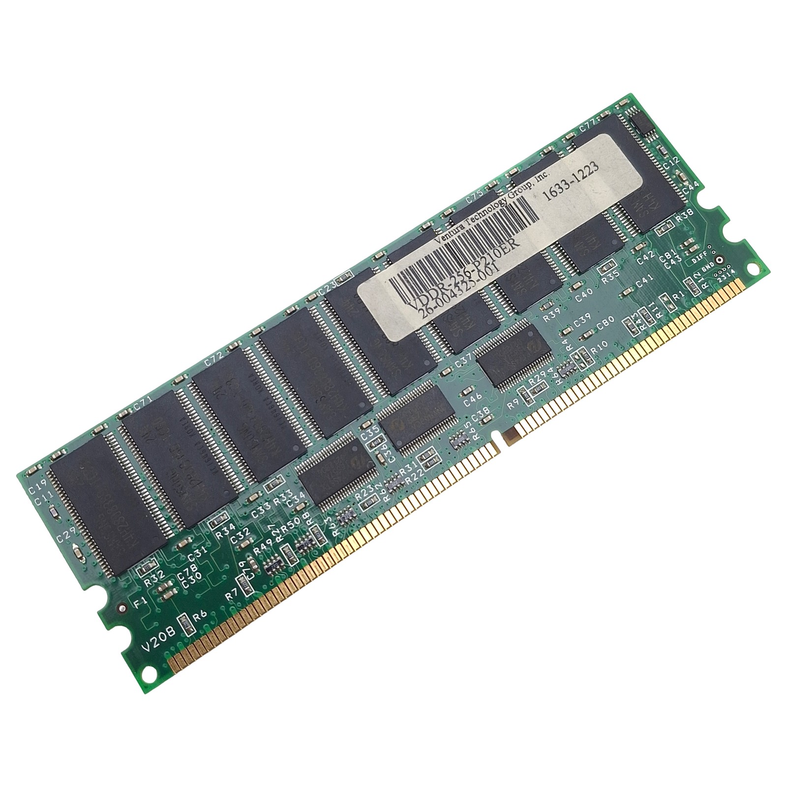 Ventura Technology Group VDDR-256-P210ER Server Memory Module, 256MB, DDR SDRAM