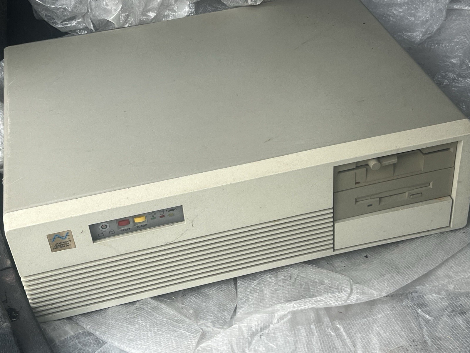 Vintage Northgate computer CPU Shell components floppy as is untested