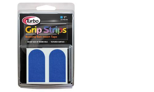 2 PACK (60 Pieces)- Turbo Grip Strips 1" BLUE Textured Bowling Tape Pack