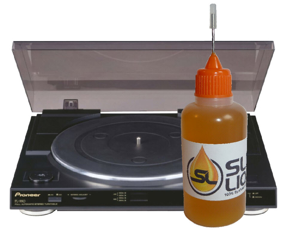 Slick Liquid Lube Bearings BEST 100% Synthetic Oil for Pioneer or Any Turntable