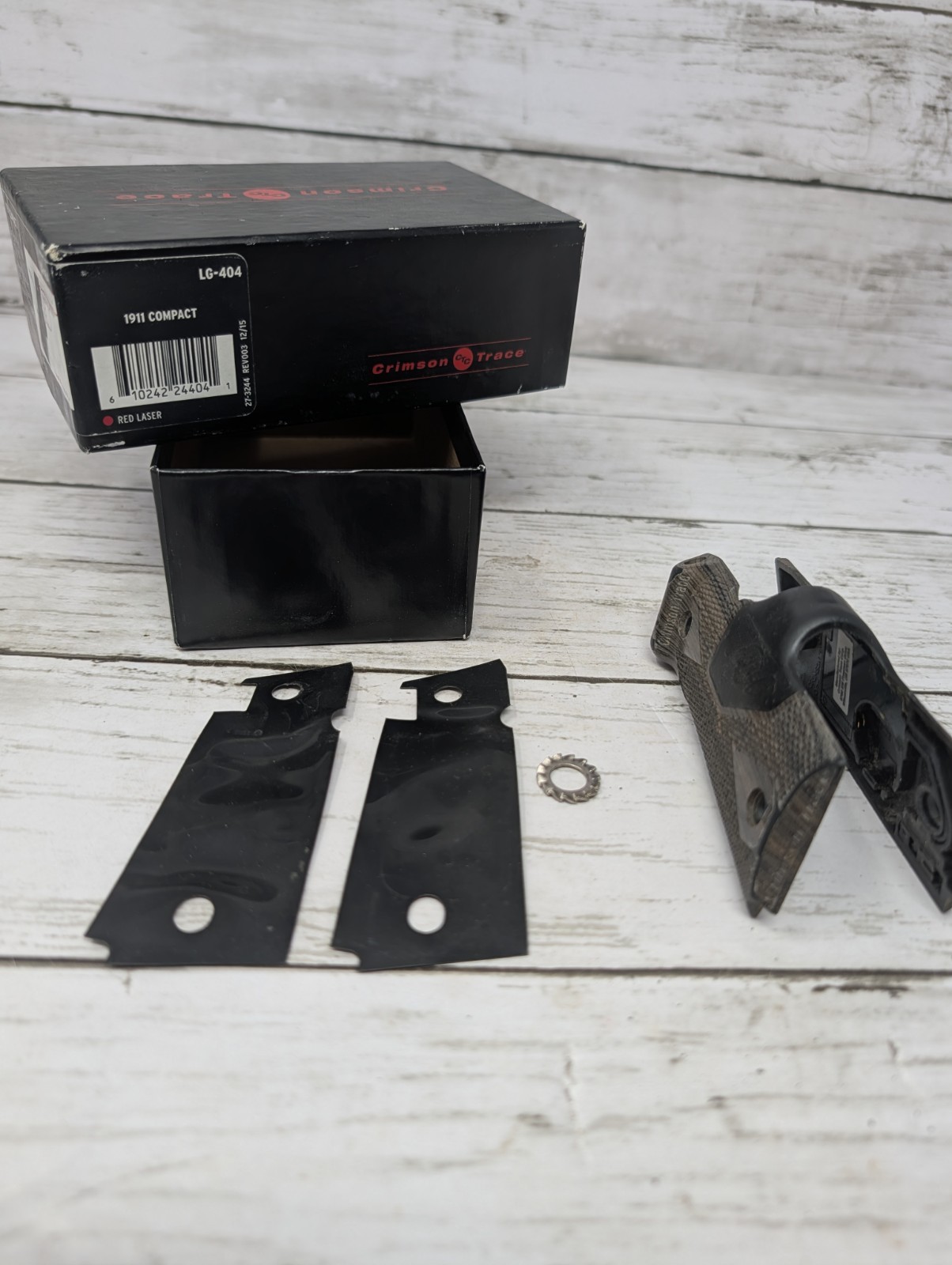 Crimson Trace LG-404 Red Laser Grip for 1911 Compact - Kimber