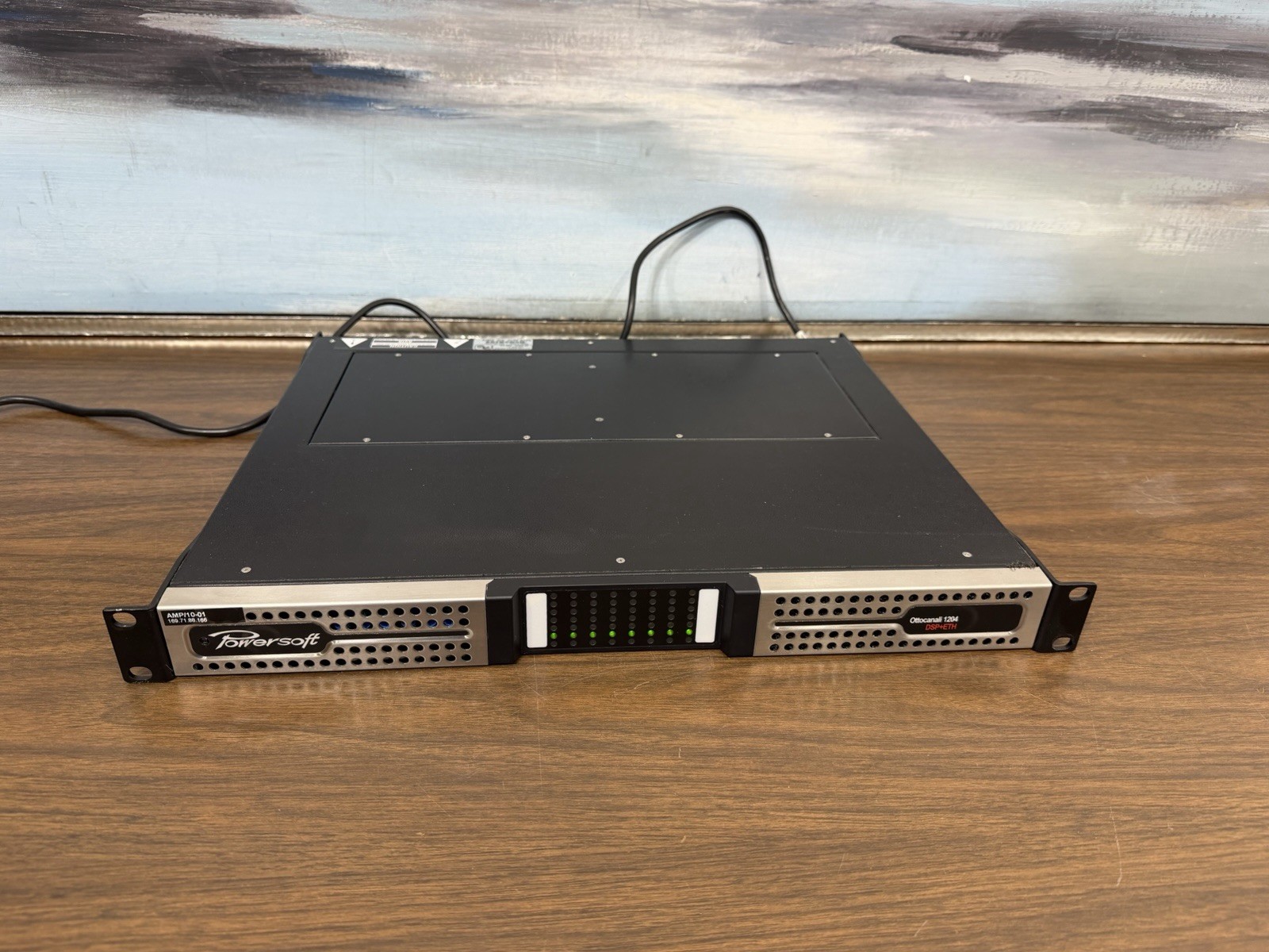 Powersoft Quattrocanali 1204 DSP+ETH Power Amplifier Working Great