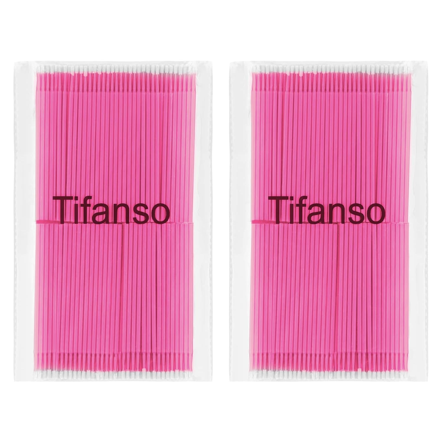 400PCS Micro Cotton Swabs, Disposable Eyelash Microswabs for Eyelash Extensions,