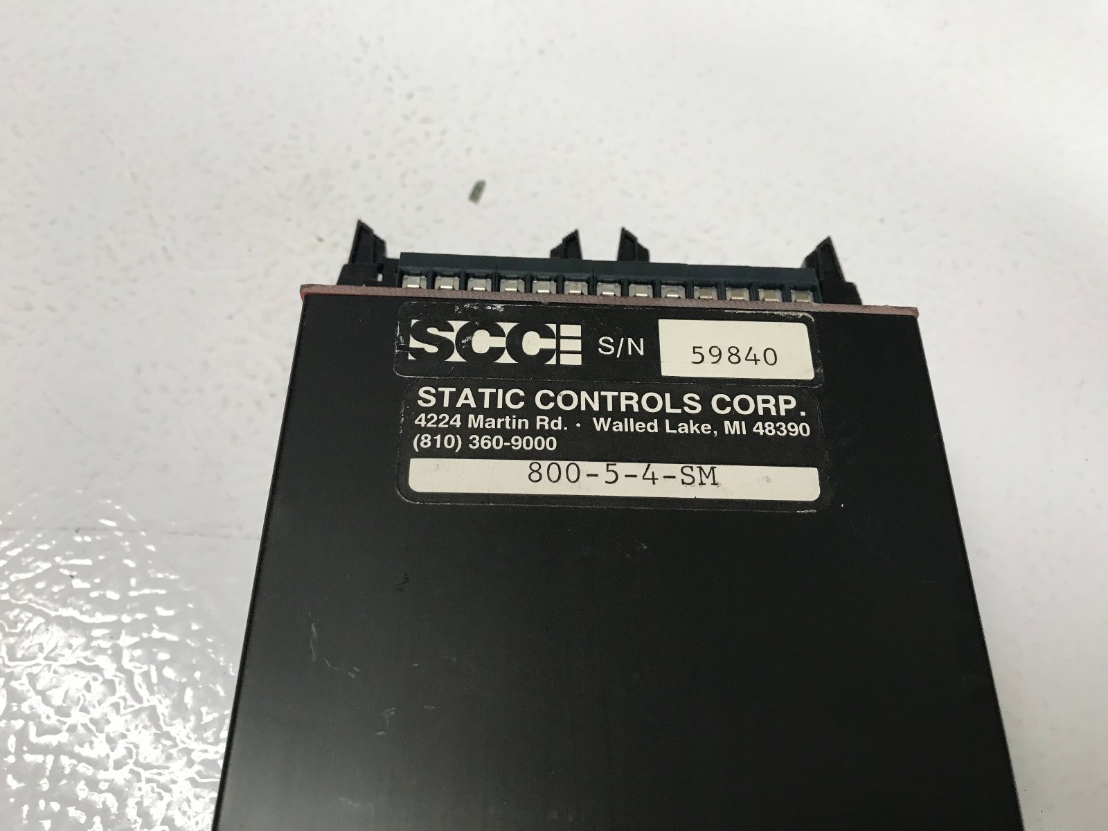 STATIC CONTROLS 800-5-4-SM DISPLAY MODULE