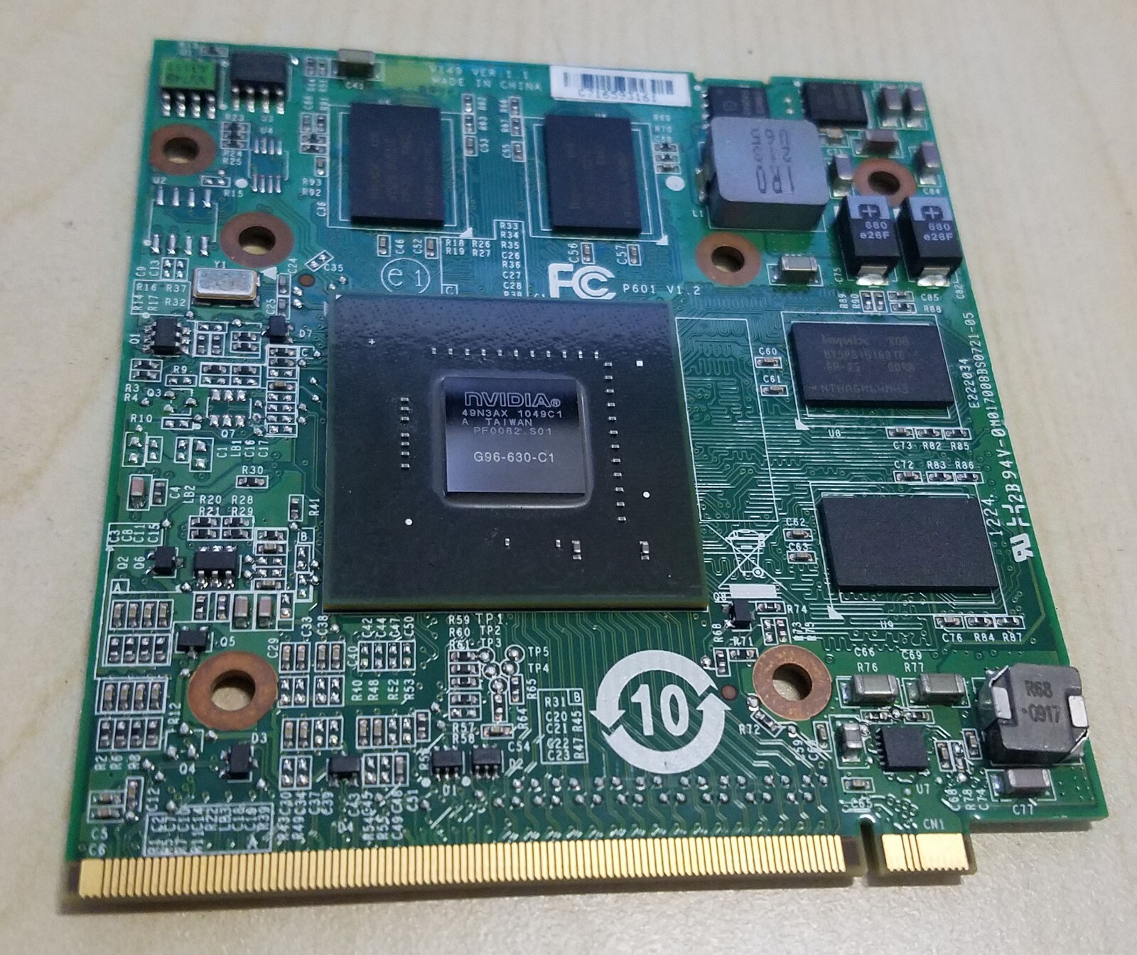 nVIDIA Geforce 9600M GT MXM II DDR2 1GB  MS-V149 VGA Card For Acer