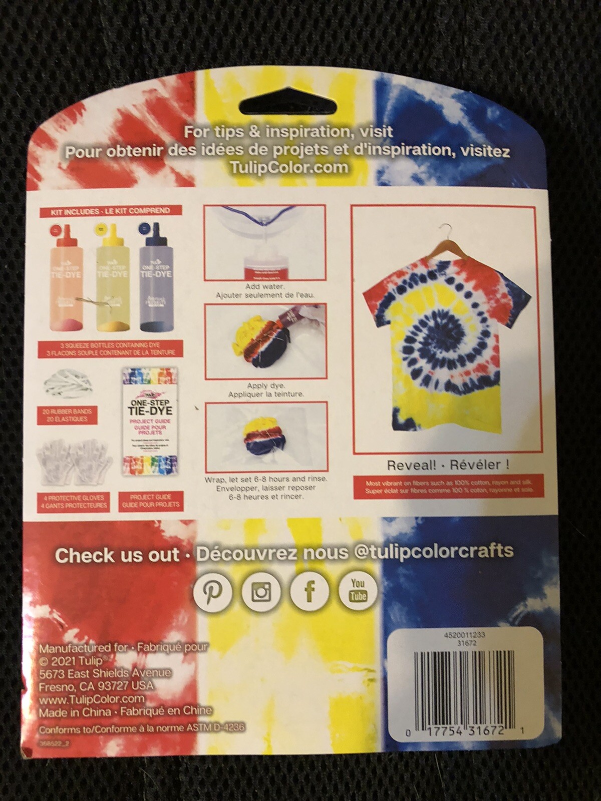 Tulip One-Step Tie-Dye Kit-Psychedelic