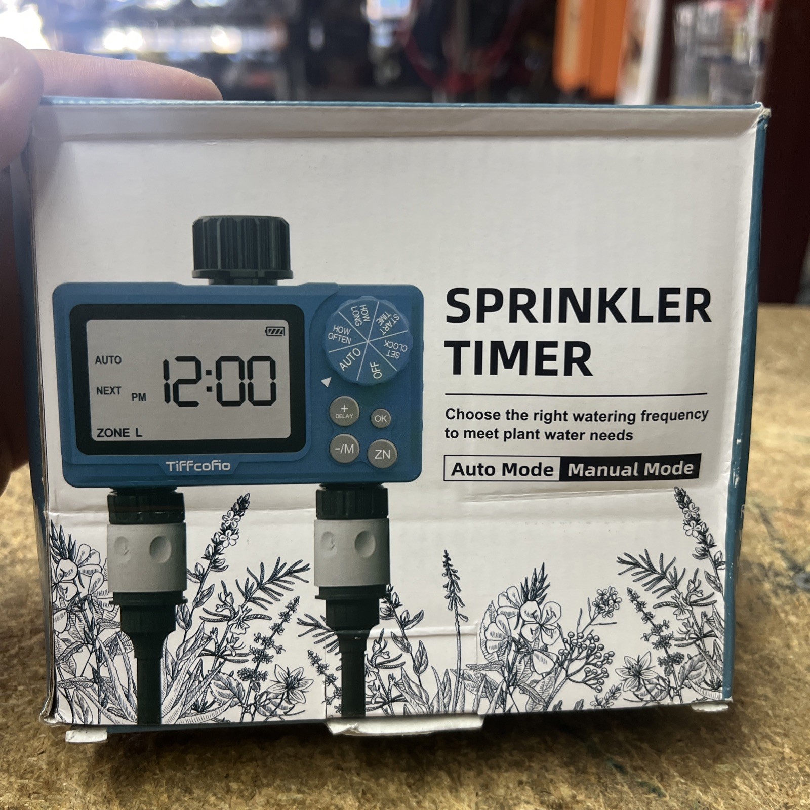 TiFFCOFiO Sprinkler Timer Outdoor Digital Auto/Manual