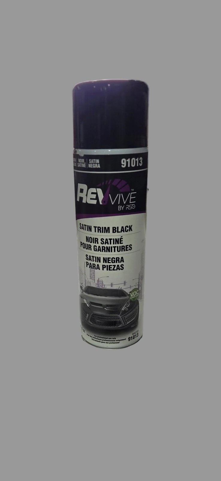 RSG REVvive 91013 Trim Paint Satin Black 10.9 oz Aerosol