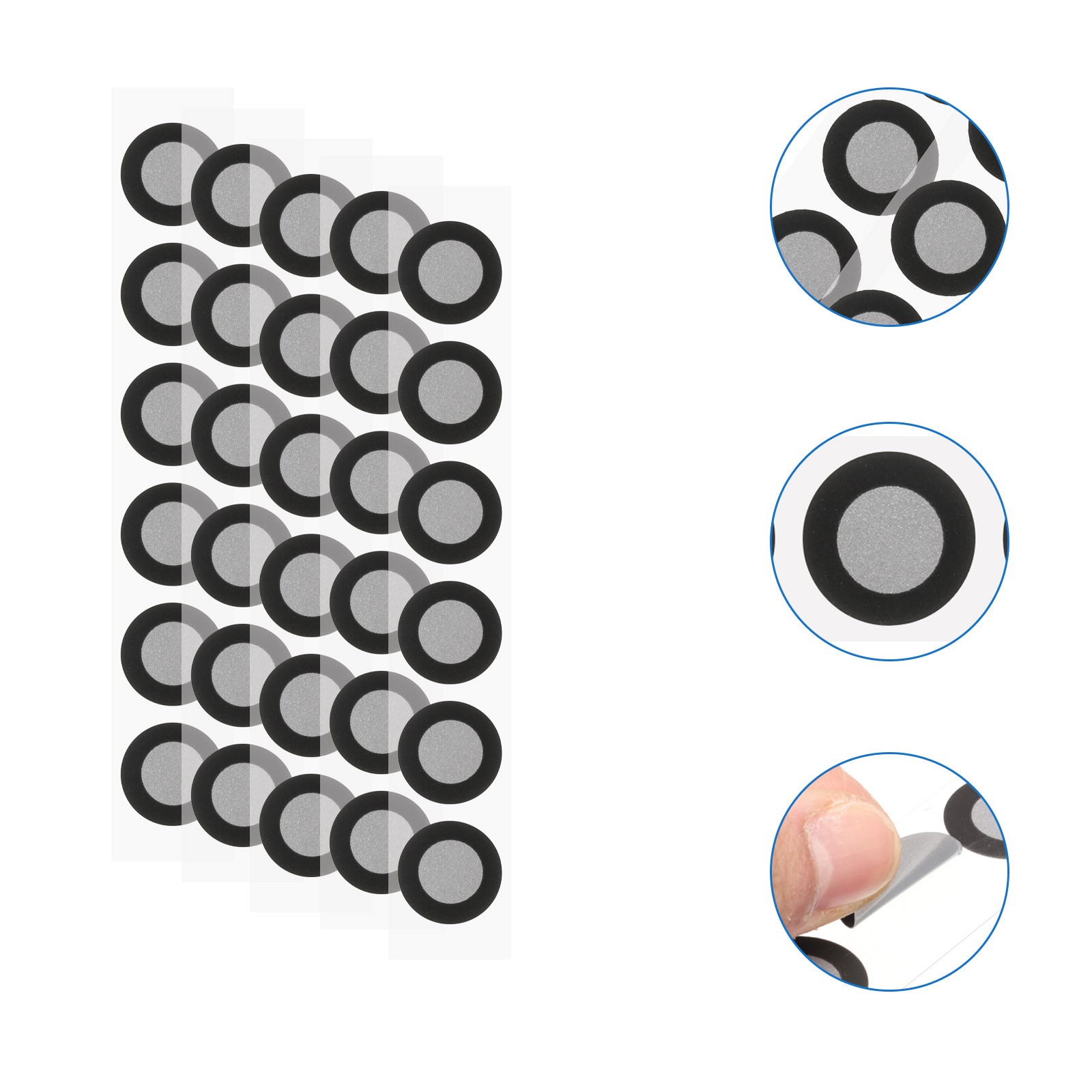 126Pcs 3D Scanner Markers 12mm for 3D Scanner, 3D Tracking Dots